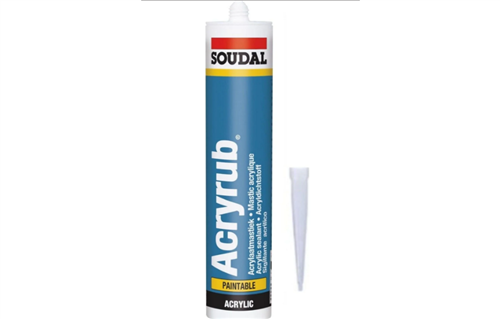 SOUDAL MASTİK SİLİKONİZE  500 GR BEJ